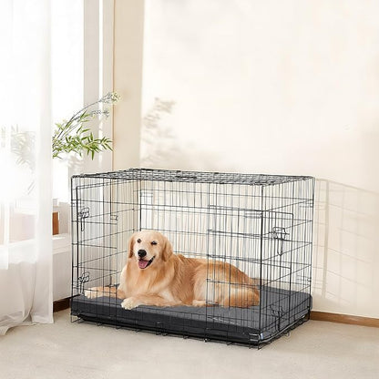 Dog Bed for XX Large Dog - Orthopedic Pet Beds with Memory Foam, Waterproof Removable Washable Cover with Non-Slip Bottom, Grey, 47" L x 29" W x 3" H