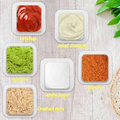 ZSDRTYU Dipping Sauce Cups, 20 Pcs 3 Oz Ceramic Dip Bowls Dipping Bowls Sauce Cups For Side Dish, Condiments, Sushi And Other Party Supply Dinner