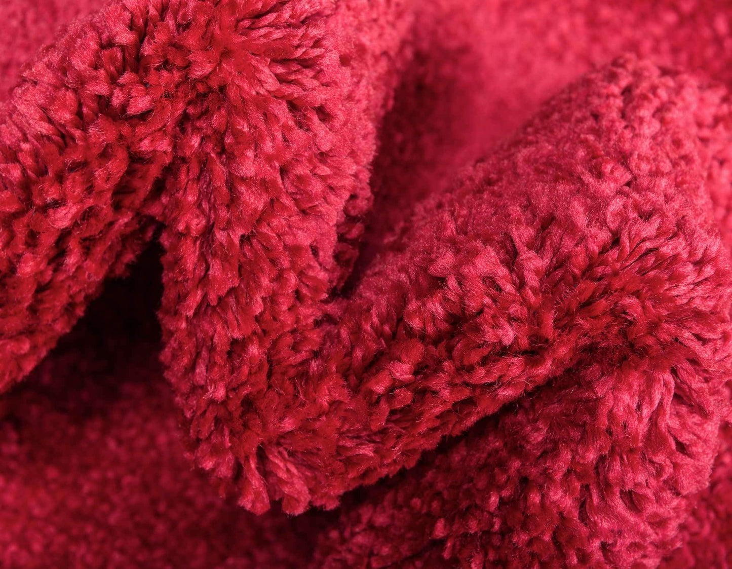 Unique Loom Solo Collection Area Rug - Calabasas (3' 3" x 5' 3" Rectangle, Red)