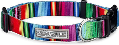 Lucky Love Dog - Adjustable Dog Collar with Easy Click Buckle for Large Dogs, Durable, & Comfortable for Male & Female Dogs, Pet Collar for Puppies & Adult Ones - Nacho, XL