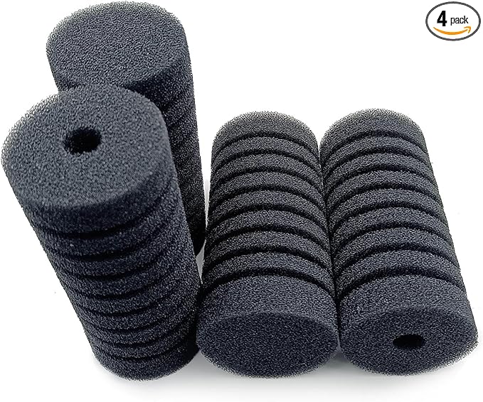Aquarium Sponge Filter Replacement Sponges (4-Pack) for 229C (20-55 Gallon)