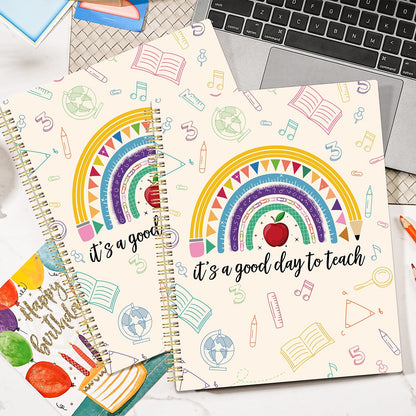 Undated Teacher Planner - Teacher Planners 8.5 x 11, Teachers Lesson Plan Book, Teachers Lesson Planner 2026-2027 with Stickers and Inner Pocket