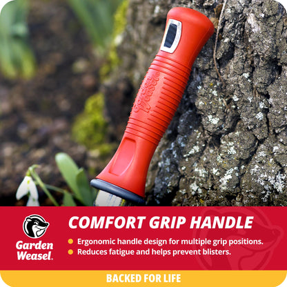 Garden Weasel Multi-Use Transplanter | Dig, Cultivate, Plant, Weed | Planting and Gardening Hand Digging Tool, Heavy Duty Trowel, Mini Gardening Shovel | 91360