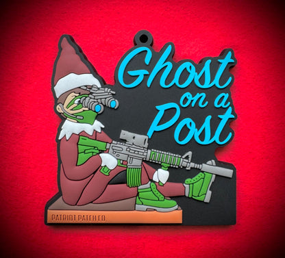 Patriot Patch Co. - Ghost on a Post - Christmas Ornament
