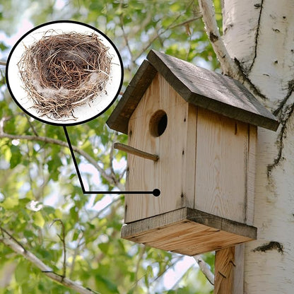 Uncle Dunkels Replacement Cotton for Bird Nest Material Holder, All-Natural Bag to Refill Hanging Bird Nest Material Dispenser