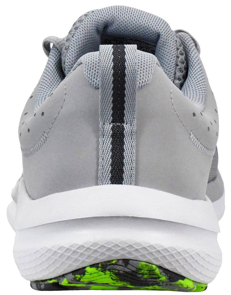 Under Armour Men's Charged Assert 10, (011) Mod Gray/Mod Gray/Hyper Green, 15.5, US