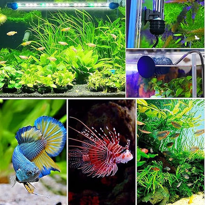 Submersible Aquarium Light for Fish Tank,Full Spectrum Fish Tank Light with Timer Auto On/Off, LED Aquarium Light Bar 3 Lighting Modes Dimmer Adjustable Brightness,23.2inch (with timer&dimmer)