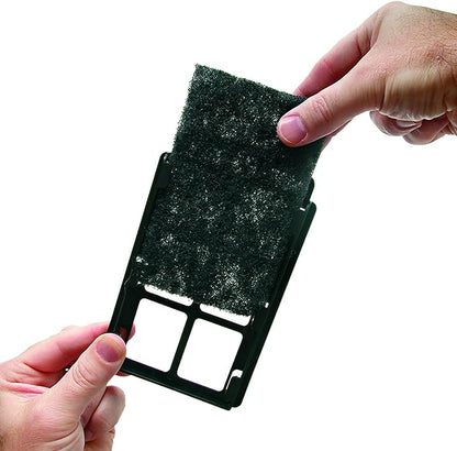 Penn-Plax Cascade 150 or 200 GPH Hang On Filter Aquarium Bio Sponge Replacement; 2 Pack; Cut to fit Cascade 150 or 200