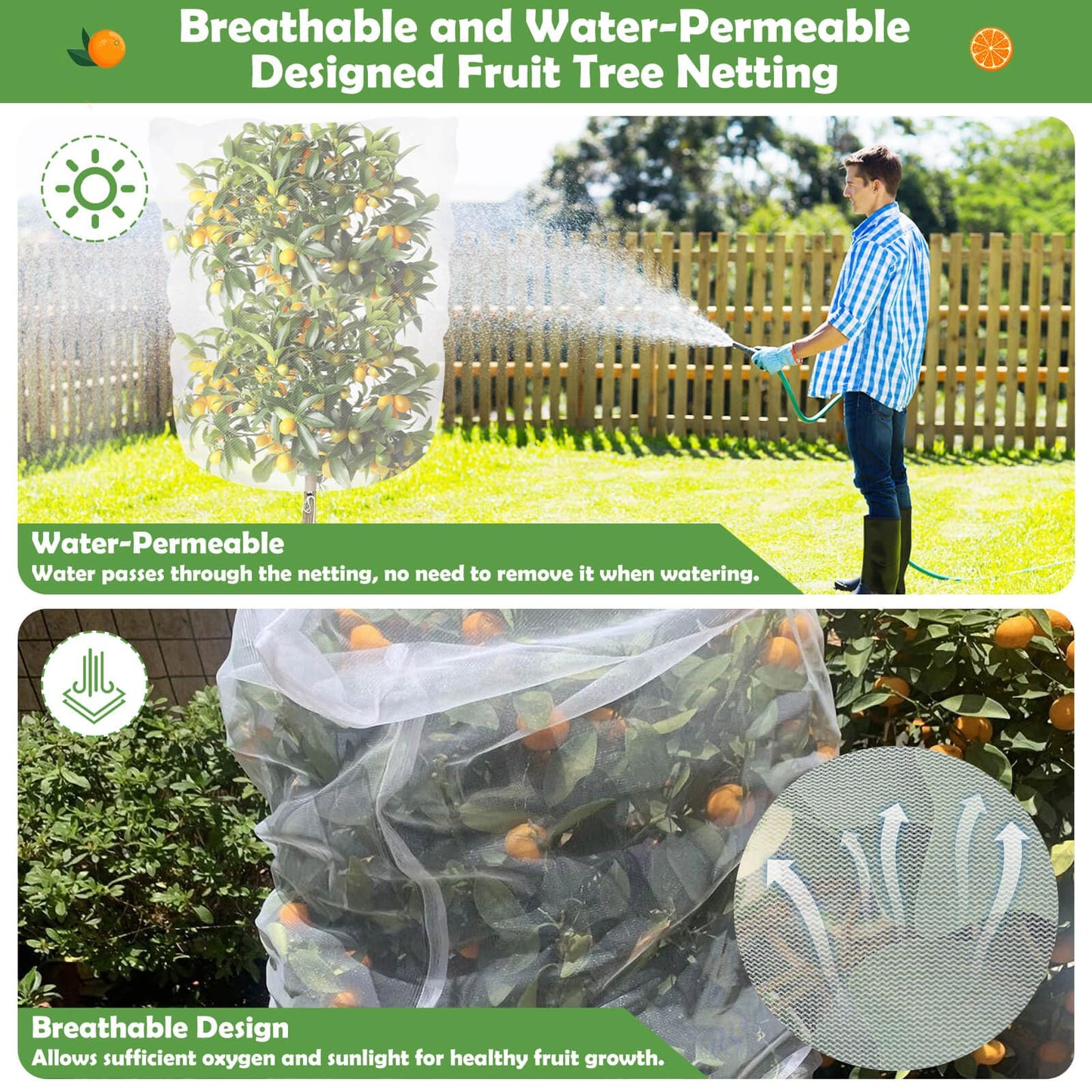 Tetutor 4Ft x 6Ft Blueberry Bush Netting Cover,4 Pack Bird Netting for Blueberry Bushes, Garden Netting Insect Pest Barrier with Drawstring, Plant Fruit Tree Netting Net for Garden Protection