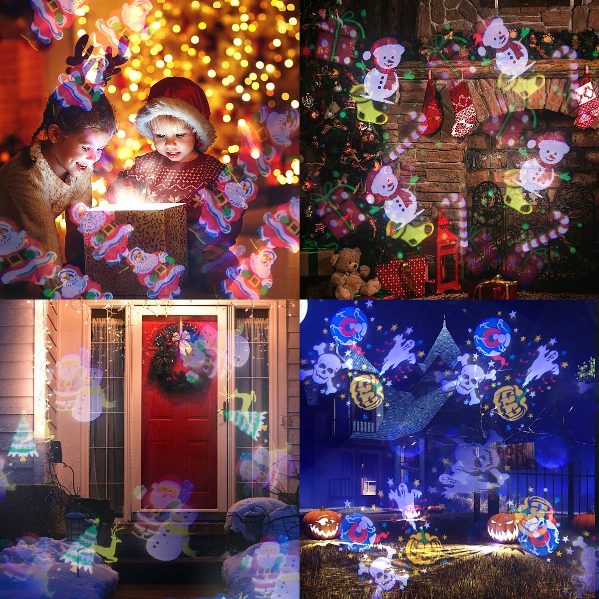 RECUTMS Butterfly Projector Lights,Cupid Love Red Heart LED Projection Lamp for Christmas Valentine's Day Butterfly Anniversary Birthday Party Decorations,Propose,Wedding,Children's Night Light