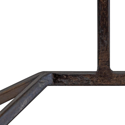 Kate and Laurel Huxley Farmhouse Wood and Metal Tabletop Planter, 16 x 6 x 11.5, Caramel Brown Wood and Iron, Chic Rustic Planter