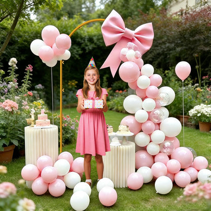 Gold Metal Arch Backdrop Stand, 6FT Wedding Arch Stand for Birthday Party Bridal Baby Shower Graduation Ceremony Photo Booth Garden Floral Balloon Arches Decoration