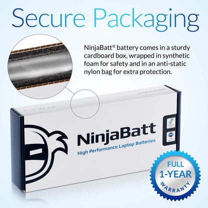 NinjaBatt Battery for HP 919700-850 JC04 JC03 15-BS015DX 15-BS113DX 15-BS115DX 15-BS060WM 15-BS013DX 15-BS070WM 17-BS049DX 17-BS011DX 250-G6 - High Performance [2200mAh/14.8v]