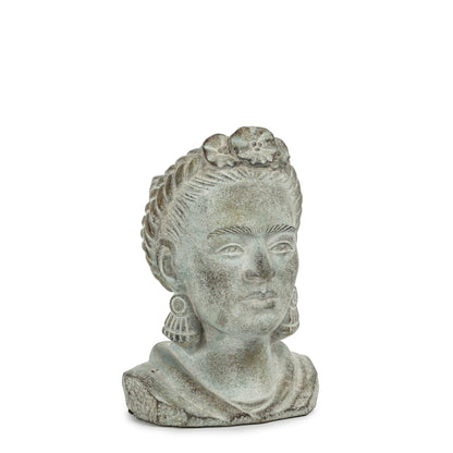 Abbott Collection Small Woman with Unibrow Head Planter-8" H