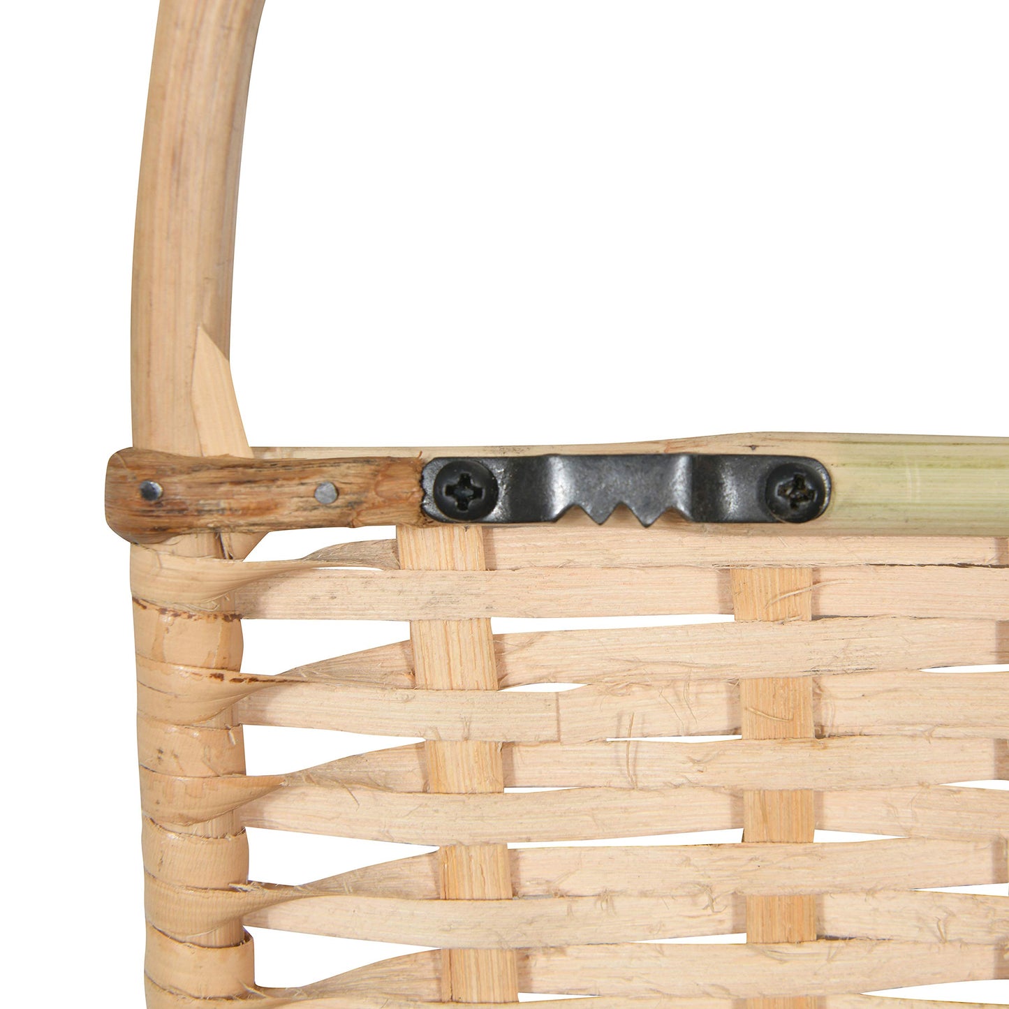 Bloomingville Woven Rattan Wall Hooks, Set of 2