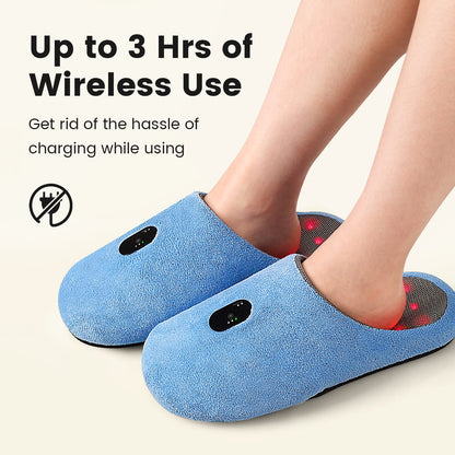 Scienlodic Rechargeable Red Light Therapy for Feet - Red and Blue Light Therapy Device at Home - 460nm & 660nm & 850nm with Pulse Mode for Feet Healthy- 2pcs