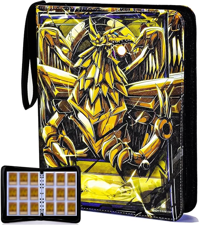 990 Pockets Card Binder, 9-Pocket 3-Rings Trading Card Album,Large Capacity Folder Compatible with YGO,MTG,TCG Trading Cards.
