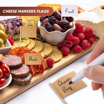 Patelai Cheese Butter Spreader Knives Set Charcuterie Accessories Stainless Steel Spreader Knives Charcuterie Boards Utensils Mini Serving Tongs Spoons and Forks for Appetizers Pastry(Silver)