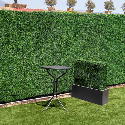 NatraHedge (44" Lx 15" W x 15" H (Black- Aluminum) Hampton Classic Wooden Planter Box Indoor and Outdoor Rectangular Garden Planter Use for Patio, Yard, Greenhouse, Vegatable, Flowers, and Herb