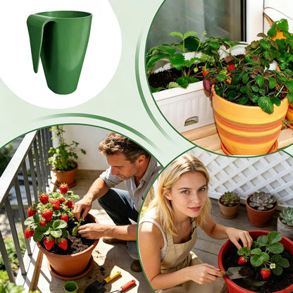 Nursery Pots for Plants, Strawberry Propagation Planter 20 Pieces Yard Seedling Cups Runner Forks for Indoor Outdoor Garden Balcony Greenhouse Backyard Windowsill