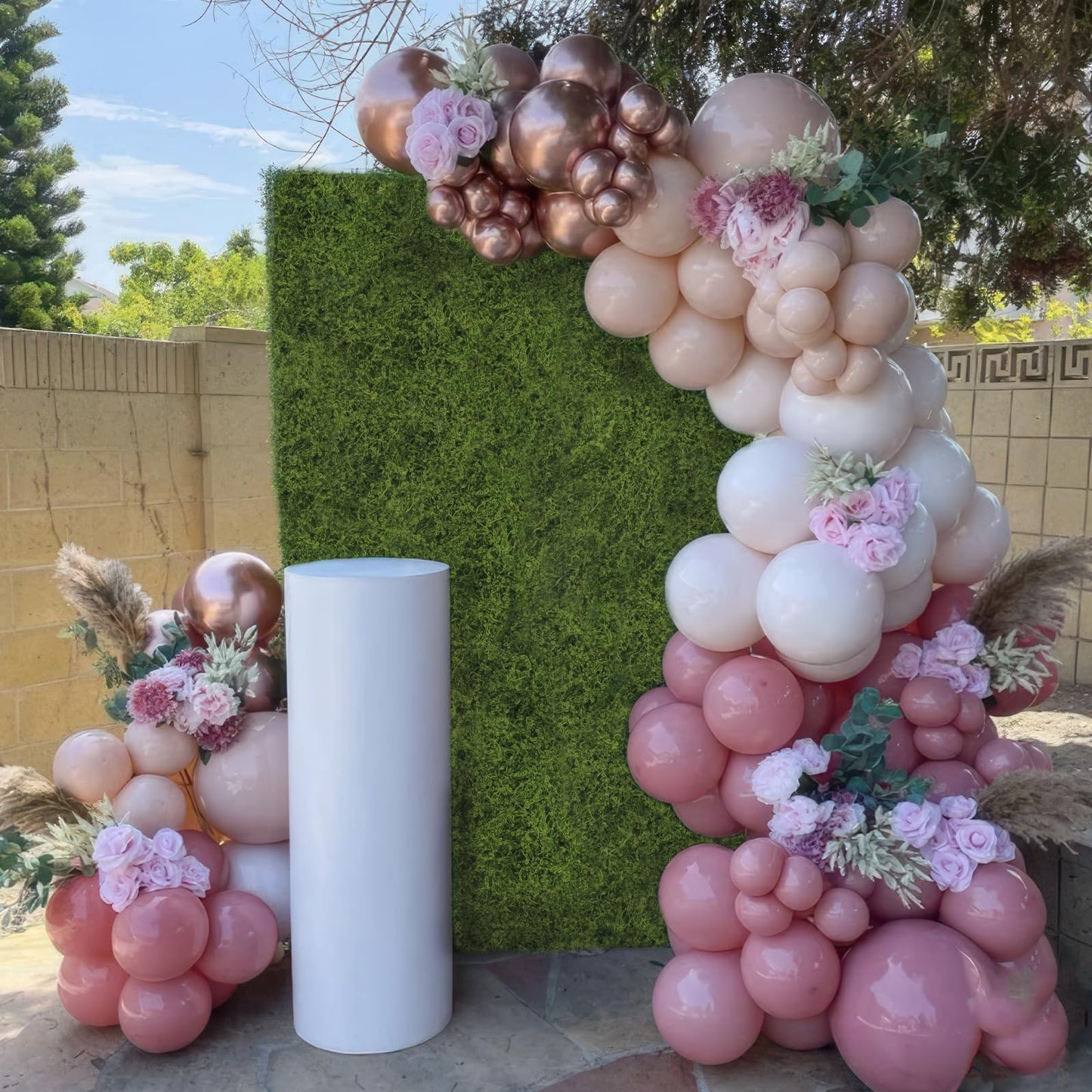 FAICOIA Fake Moss Rug Roll Moss Mat for Decoration 12" x 71" Artificial Moss Blanket for Plants Indoor Dark Green Faux Grass for Planters Crafts Table Runner DIY Fairy Garden Wedding 30 x 180cm