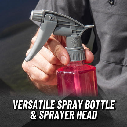 Chemical Guys Heavy Duty Bottle Sprayer - Chemical Resistant Trigger for Car Detailing, Adjustable Mist to Stream, High Output, for Cleaners, Sprays, Degreasers (ACC_121.16HD3) - 16 Oz, 3 Pack