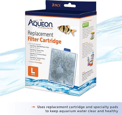 Aqueon QuietFlow 50 LED PRO Aquarium Fish Tank Power Filter For Up To 50 Gallon Aquariums
