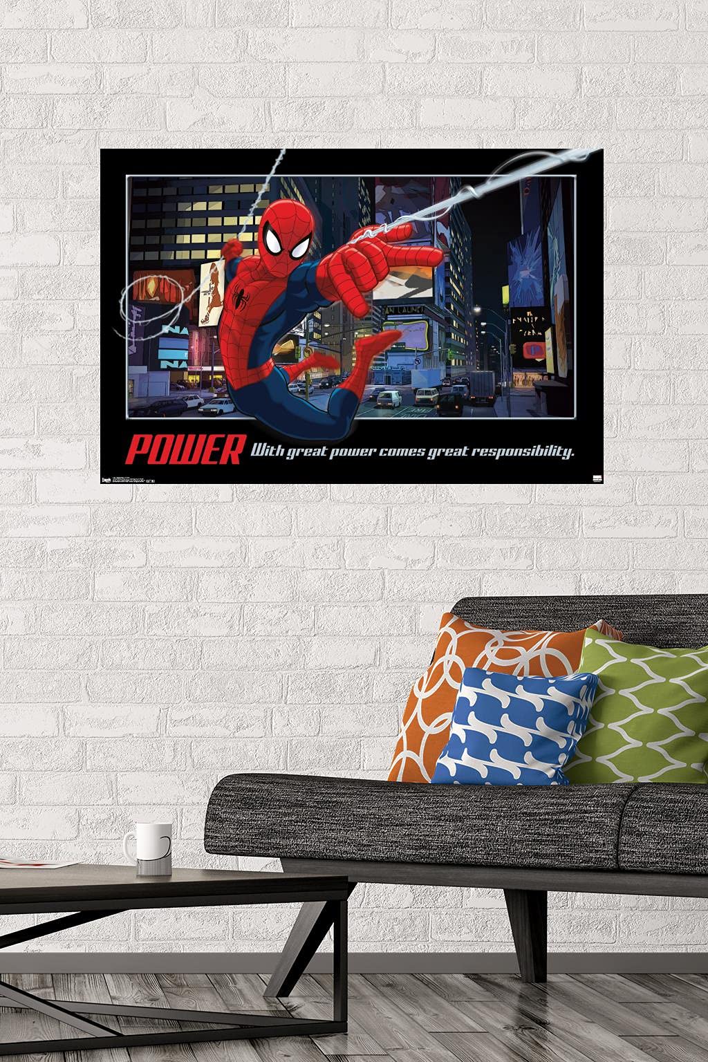 Trends International Marvel Comics - Spider-Man - Power Wall Poster, 22.375" x 34", Premium Unframed Version