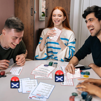 Syhood 4th of July Friendly Feud Game with Answer Buzzer, Patriotic Independence Day Feud Party Game, Fun Family Trivia Quiz Night for Party, Adults, Office, Classroom, Large Group and Team Building