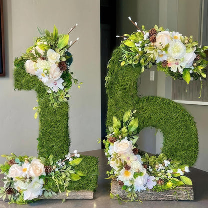 FAICOIA 2 Pcs Fake Moss Table Runner Rolls for Decoration 4" x 47" Artificial Moss for Plants Indoor Green Faux Grass for Planters Crafts DIY Table Centerpieces Fairy Garden Floral Wedding 10 x 120cm