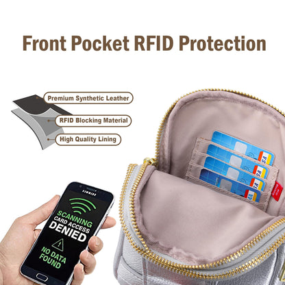INICAT Anti Theft Crossbody Bags for Women Travel Small Sling Bags Cross Body Bag Purses for Woman