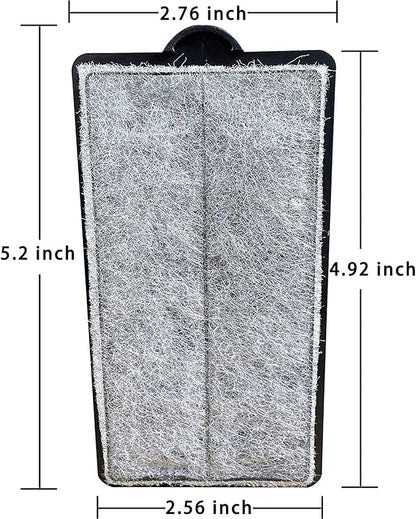 TARARIUM 4Pcs Aquarium Filters Replacement Active Carbon Cartridges Bio Filter Plate for Hang on Back Filter Clean and Clear for WP-607H HBL-701
