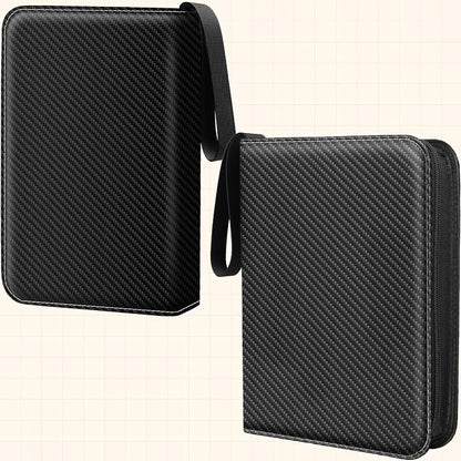 Card Binder 9 Pocket, 900 Pockets Card Holder Compatible with Game Cards Gift for Girls and Boys, Trading Card Binder Album Case Book Storage For Photocards, Large,Black