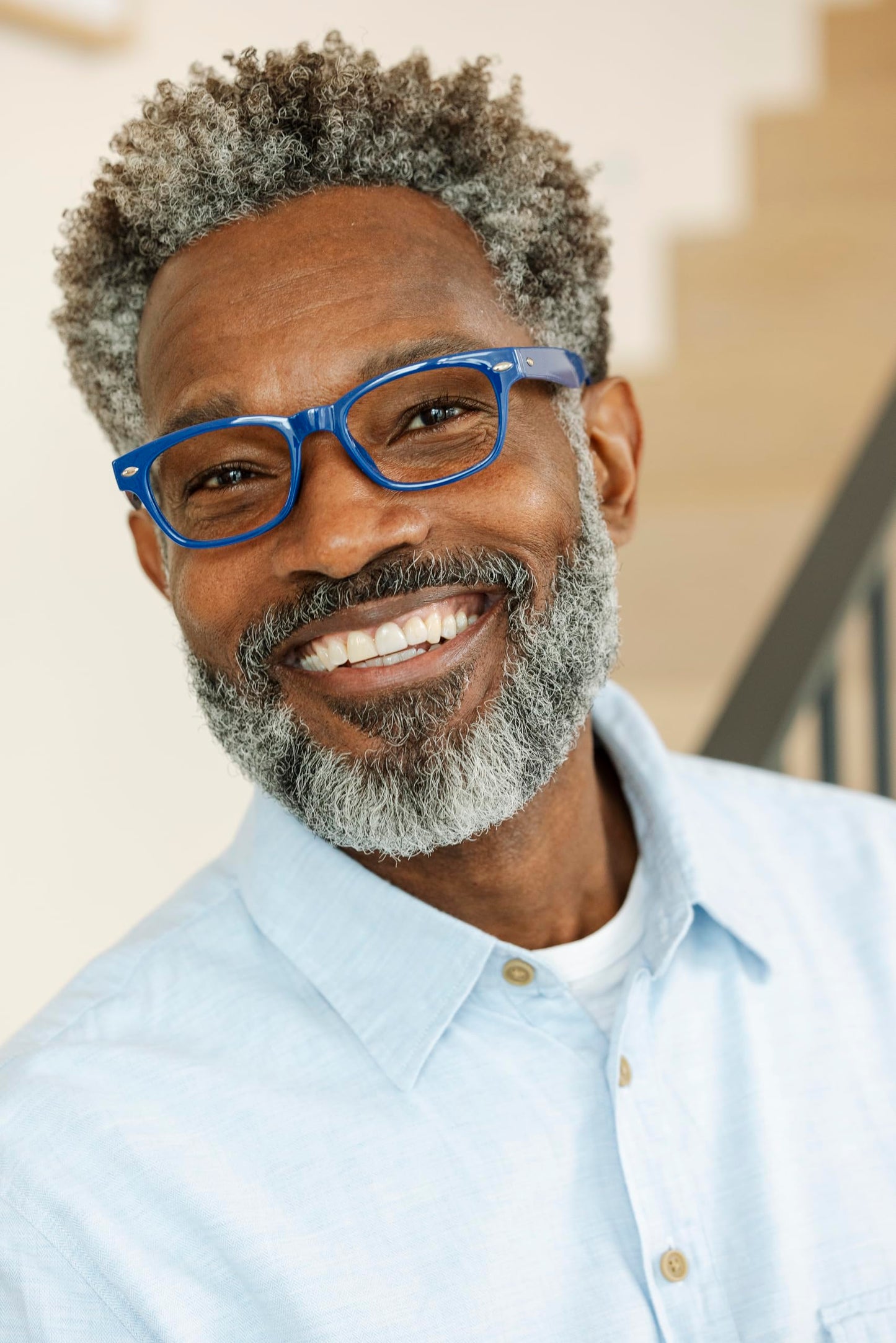 Peepers by PeeperSpecs Clark Blue Light Blocking Reading Glasses, Blue +2.50