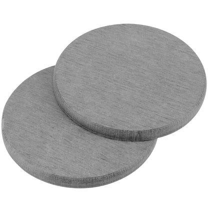 ZEONHAK 4 Inch Diatomaceous Earth Coaster Set of 12, Instant Dry Diatomite Drink Coasters, Round Absorbent Coaster, for Kitchen Drinks Plants Fast Water Absorption, W10 x D10 x H0.8 cm, Cloud Gray