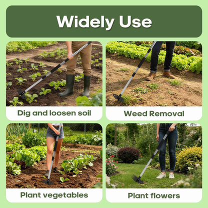 Weeder Tool - 60" Manual Weeder Remover Tool,Gardening Tools,Portable Garden Weeding Tool for Vegetable Gardening Backyard Farm Planting & Weeding