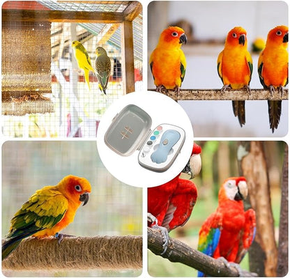 Bird Electric Nail Trimmer - Quiet Animals Toenail Shaver, Electric Bird Nail Grinder | Beak Shaping Device, Avian Claw Care Tool, Low Noise Grooming Accessory for Budgerigar, Parakeets, Conure,