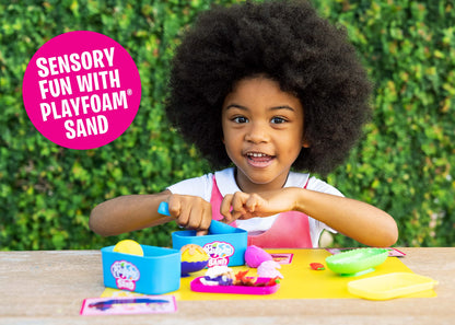 Educational Insights Playfoam Sand Ice Cream Sundae Set - Preschool Sensory Toys for Kids 3-5, Pretend Play Toddler Toys, Non Toxic Play Sand Kit, Sensory Table Activities for Kids