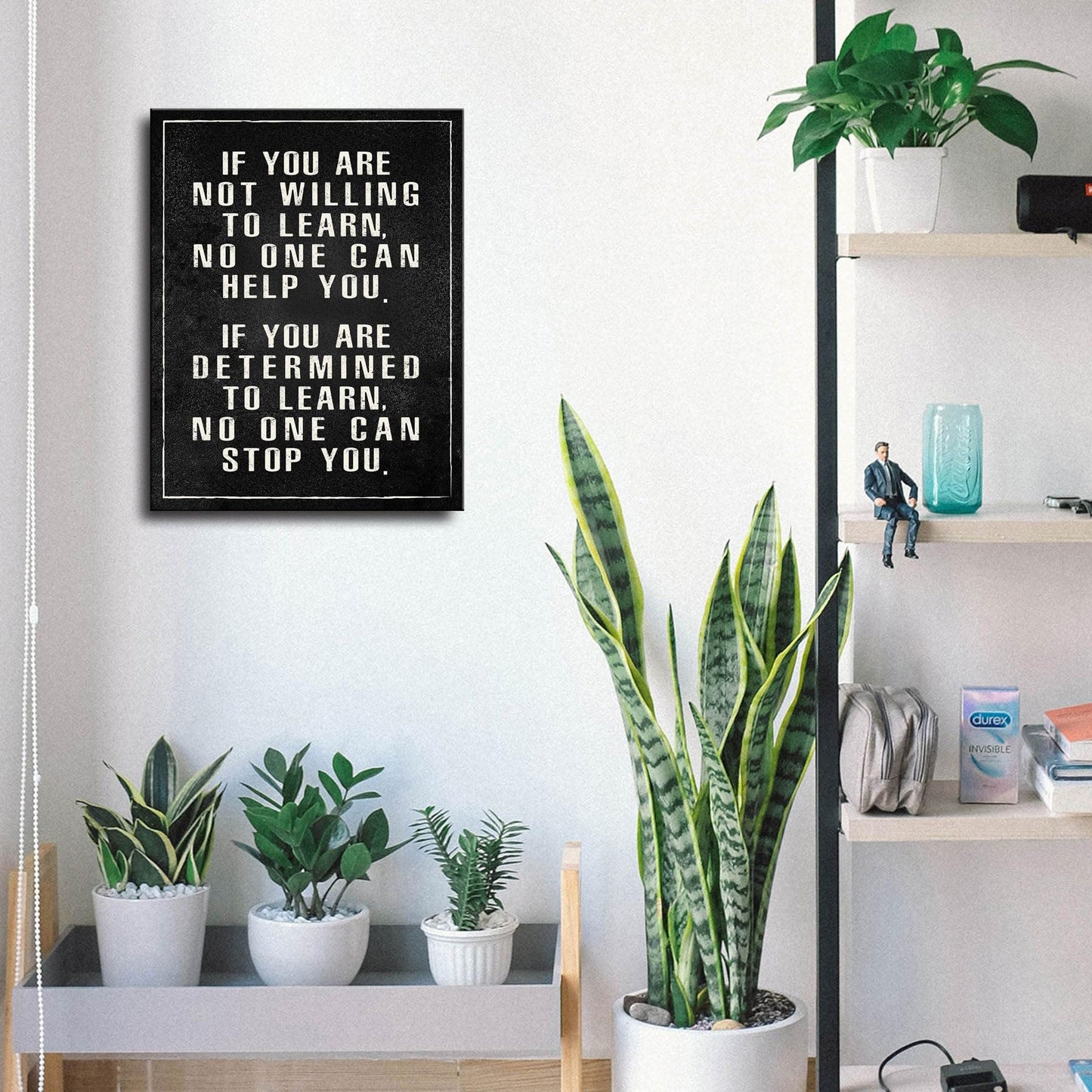 Ploceiny Inspirational Office wall art Motivational poster for home decor Positive Quotes wall prints Encouragement Gifts Positive Sayings for preppy room Wall Decor A-288