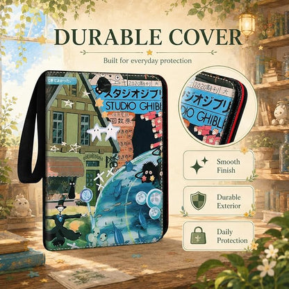 1008 Cute Card Binder 9 Pocket, 3-Ring Trading Card Binder with 56 Page Removable Sleeves, High Storage Waterproof Trading Card Holder Collection Card Album Organizer Case for TCG Cards - All