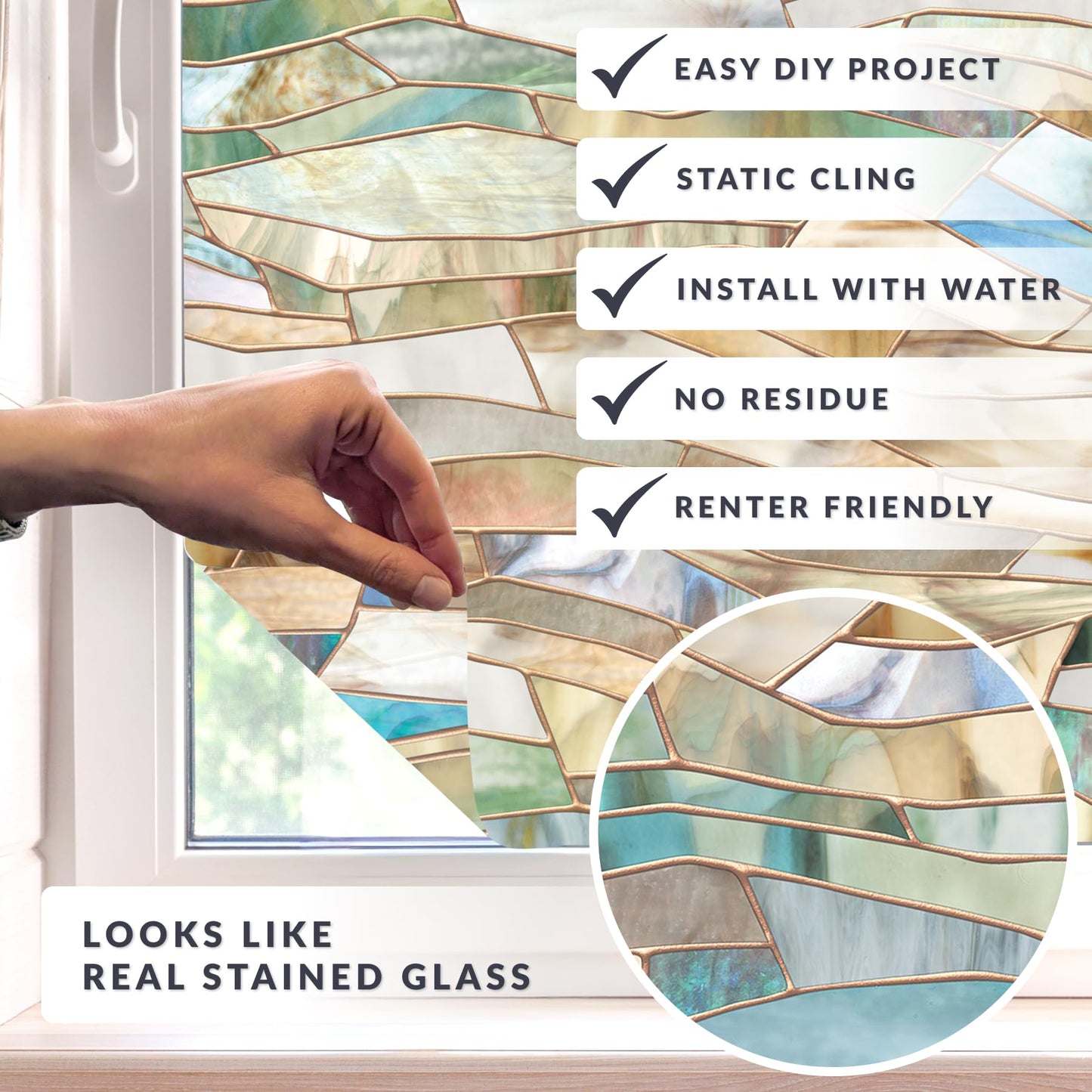 Artscape Terrazzo Window Film 24" X 36"