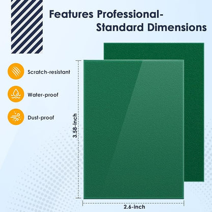 Kitoyz 500 Pcs Card Sleeves for Trading Card, Matte Card Sleeves Deck Card Protectors Compatible with Baseball Cards, Sports Cards, Game Cards (Green)