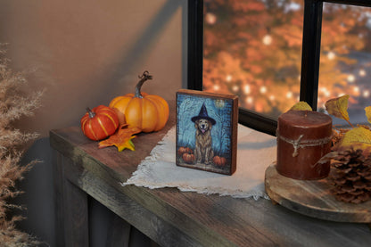 Primitives by Kathy Home Décor Sign - Dog As A Witch Block