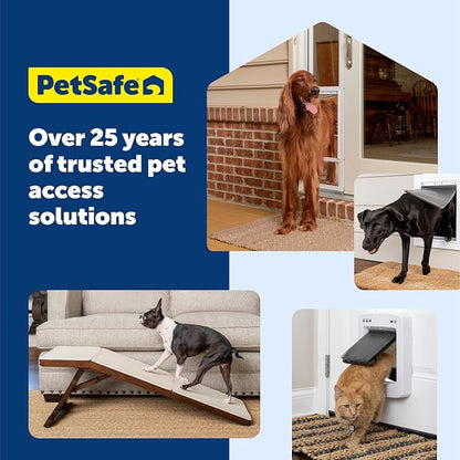 PetSafe CozyUp Wooden Couch Ramp for Cats & Dogs, Furniture-Grade with High-Traction Carpet Surface, Espresso