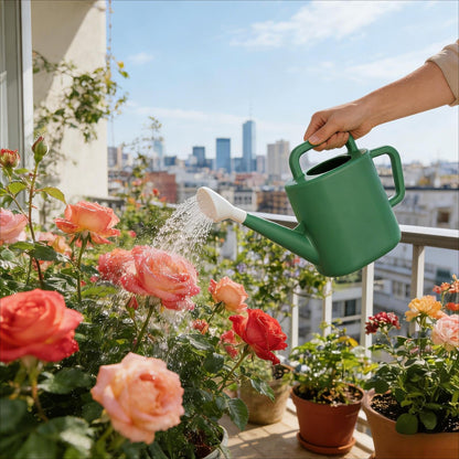 Watering Can 2 Gallon for Indoor Plants, Garden, Outdoor Plant House Flower, Gallon Large Long Spout with Sprinkler Head