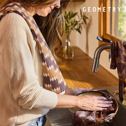 GEOMETRY Kitchen Towels - Quick Dry Microfiber Cloth Dish Towels for Kitchen Drying - Premium Quick Dry Towel - Cherry Bow, 18" x 30" - 2 Pieces