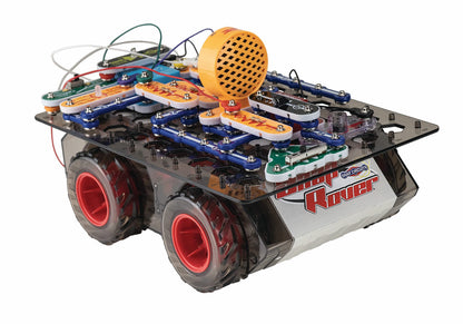 Snap Circuits Code Journey, Build Your Circuit, Code Your Commands, and Drive, Bluetooth Controlled, STEM Building Toy for Ages 8 to 108