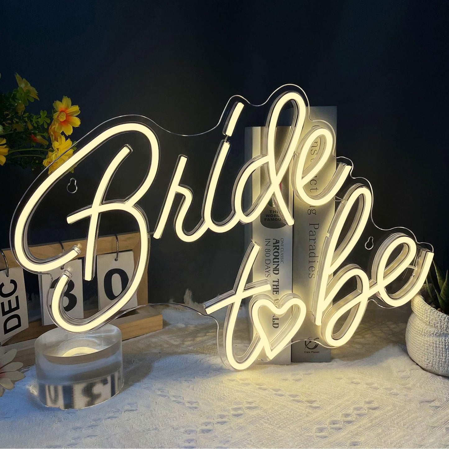 Happy Birthday Neon Sign for Wall Decor, Warm White LED Neon Light Signs, Art Decoration Happy Birthday Neon Light Sign for All Birthday Party Decoration with 2 Pcs Pasters (17×12 Inch)