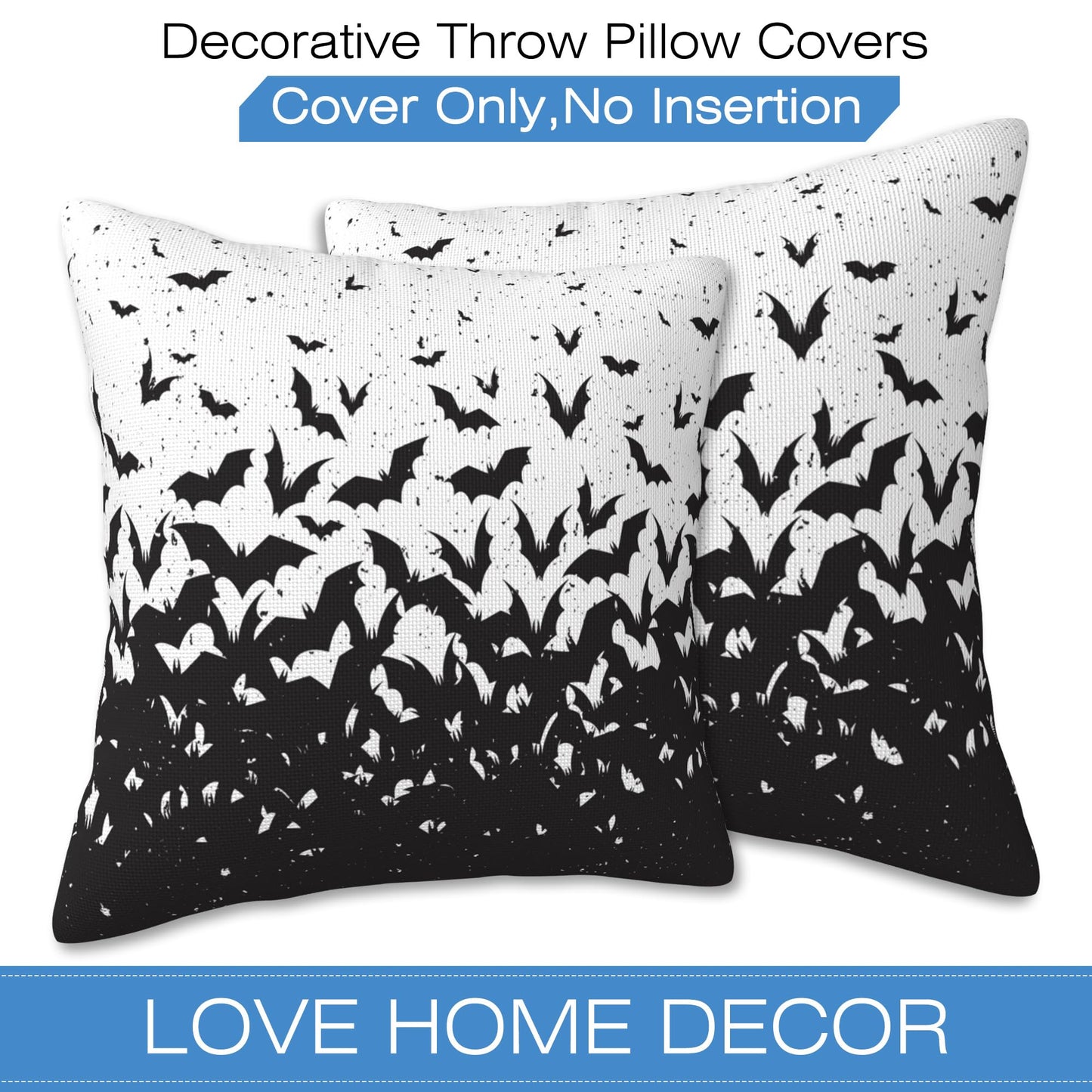 Naqiuli Throw Pillow Covers Small Scattered Flower Pillow Covers 16x16 Inch Set of 2 Throw Pillows Decorative Pillow Cases Cushion Covers for Bedroom Livingroom Sofa Farm House