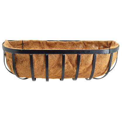 Arcadia Garden Products 1529 Solstice Series Wall Trough Planter, 24-Inch
